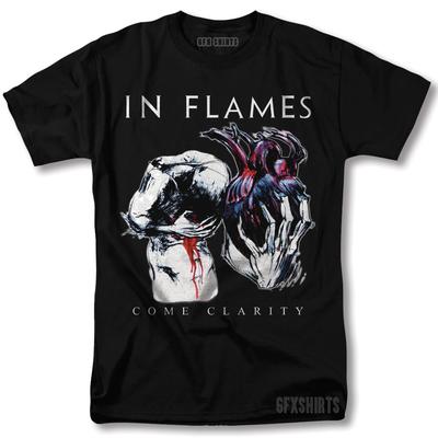 Футболка In Flames Come Clarity Концертный Рок Винтажный Графический Дизайн Футболка