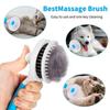 Cat Grooming Brush  Self Cleaning Slicker Brushes for Dogs Cats Pet Brush Tool Gently Removes Loose Undercoat  Mats Tangled Hair Massage-Self