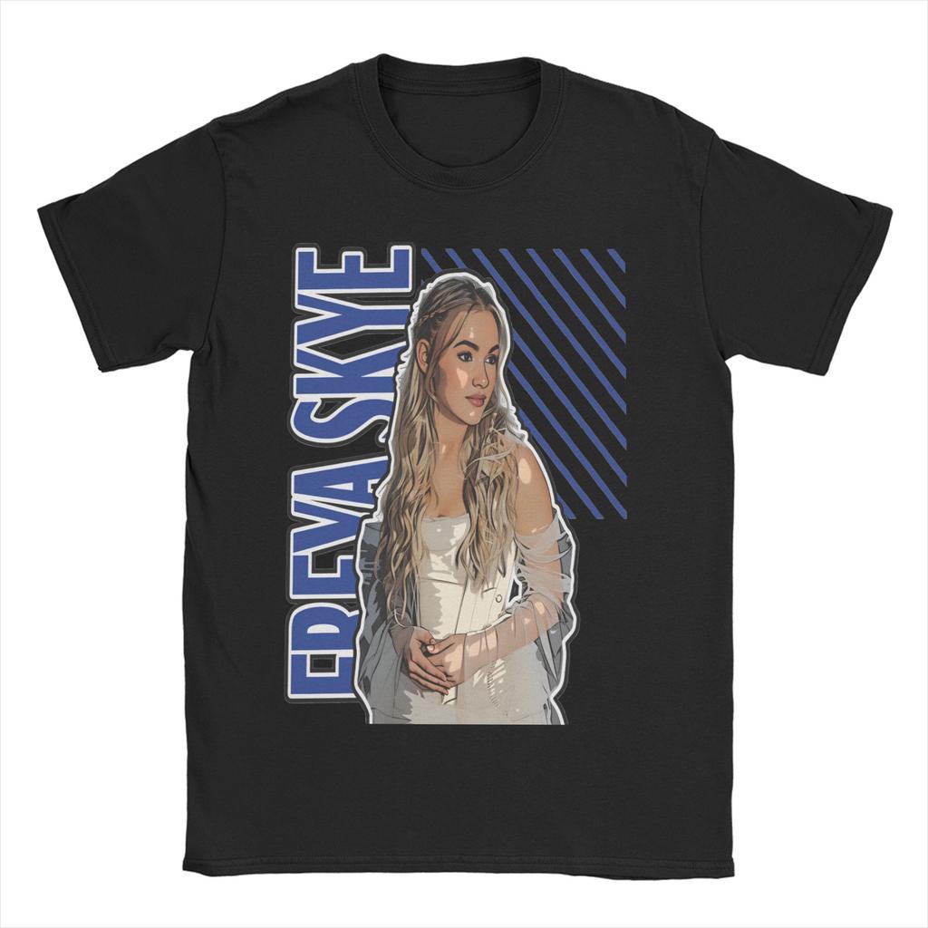 Freya Skyes Pure Cotton TShirt For Mens Summer Aesthetic T Shirts O Neck Trendy Cool Tees Oversized Casual Clothing