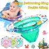 Baby Swimming Ring Inflatable Infant Armpit Kids Floating Pool Accessories Bath Circle Shower Inflatable Ring Toy Pink/blue/green
