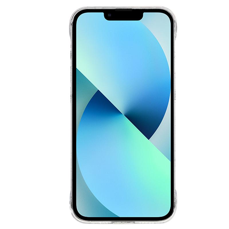 Безрамочный чехол для iPhone 13, Прозрачная защитная накладка из твердого ПК, устойчивая к царапинам