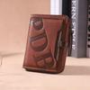 Fashion Men Wallets Leather Zipper Purse Money Clip Man Card Holders Male Short Multi-Card Wallet Coin Purse New Year Gifts