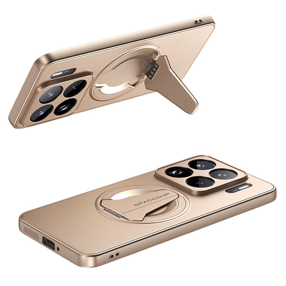 For Xiaomi 15S Pro Case Compatible with MagSafe Hidden Kickstand Skin-Feel Matte PC TPU Phone Back Cover