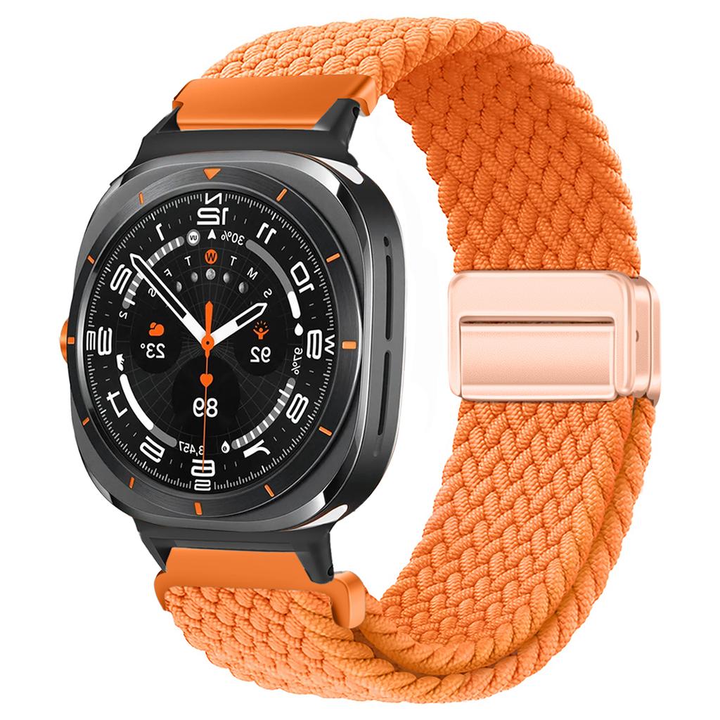 Для Samsung Galaxy Watch 7 Ultra Ремешок 47 мм Аксессуары Магнитный Плетеный нейлоновый спортивный Браслет Correa Galaxy Watch 7 Ultra Ремешок