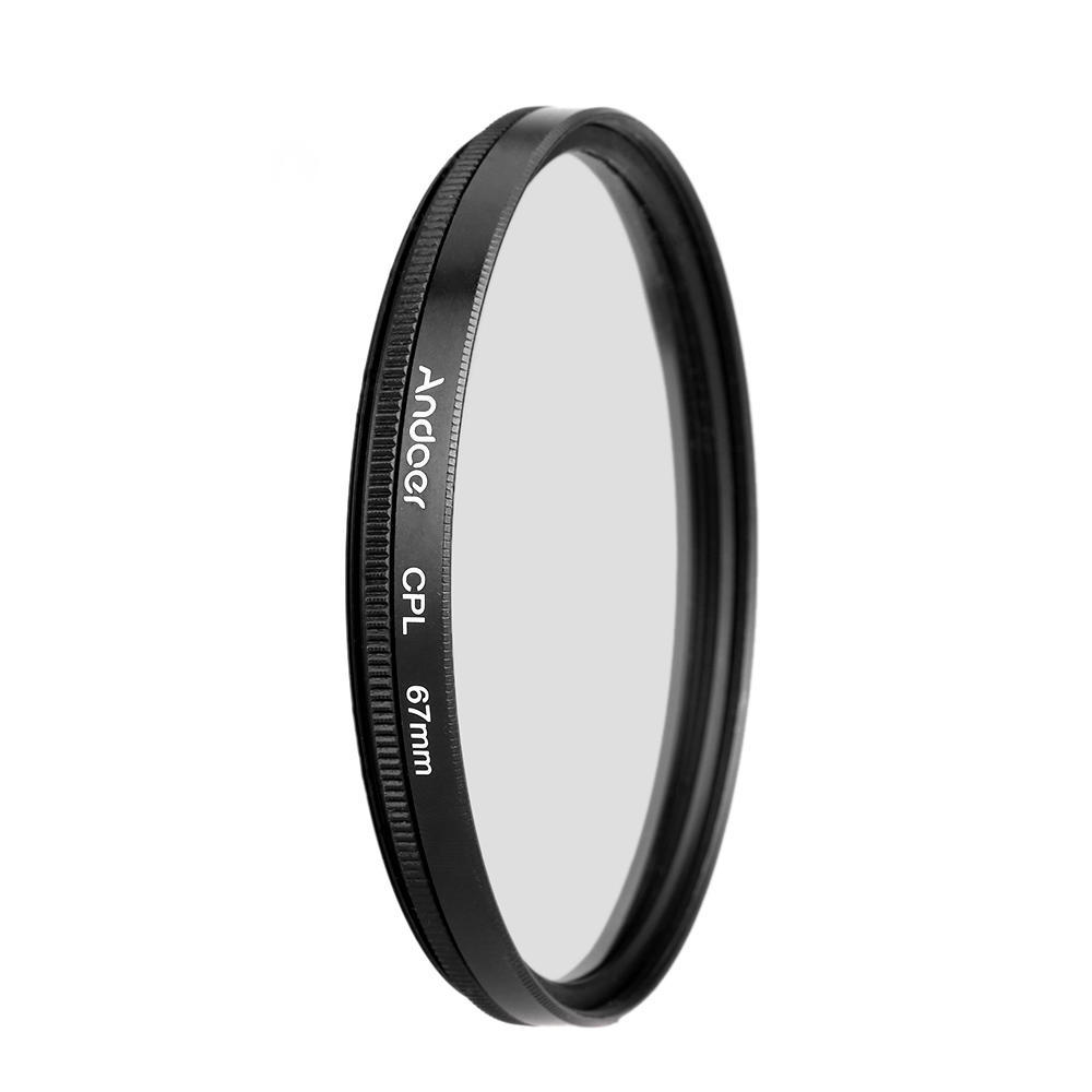 Andoer 67 мм UV+CPL+Close-Up+4 +Star 8-точечный фильтр Комплект круговых фильтров Фильтр с круговой поляризацией