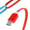 1 шт. 3 в 1 новый телескопический быстрый USB-C Type C / IOS / Micro USB кабель для быстрой зарядки и передачи данных (длина: 1M)