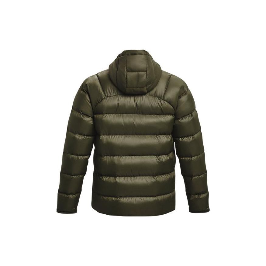 Under Armour Куртка мужская короткая тренировочная однотонная Storm Armour, зеленая 1372651-390