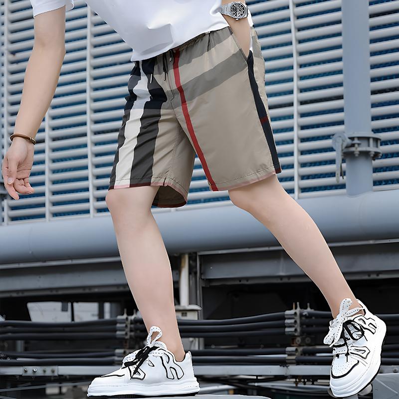 Большие размеры летние повседневные шорты мужские винтажные шорты с эластичной талией летние шорты