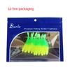 10PCS 5.5cm/1g Soft Fishing Lure PVC Soft Plastic Worm Lures New Fishing Tackle  Ocean Sea