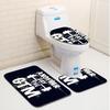 Bathroom Floor Mat Bathroom Mat Toilet Three-Piece Set