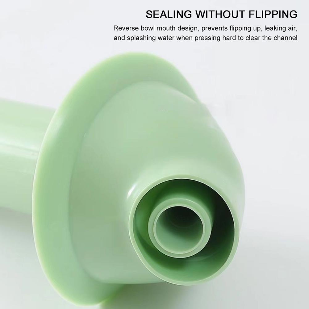 Silicone Toilet Pipe Plunger Vacuum Suction Cups Multi-Purpose High Pressure Toilet Plunger Durable Drain Clog Removing Tool