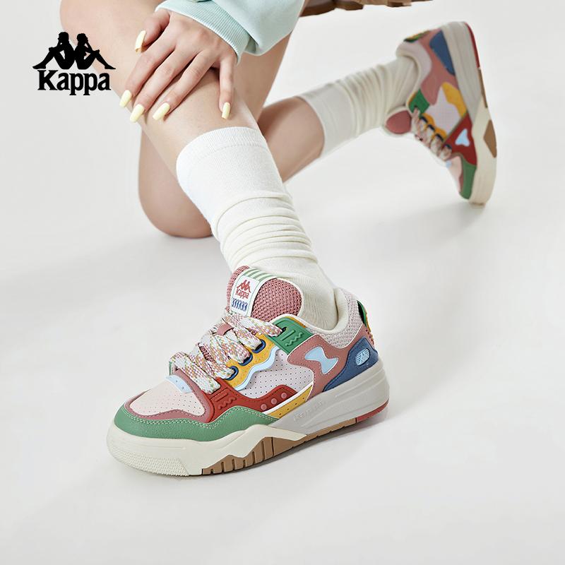 Kappa women's back-to-back board shoes women's 24 new casual sports shoes couple bread shoes