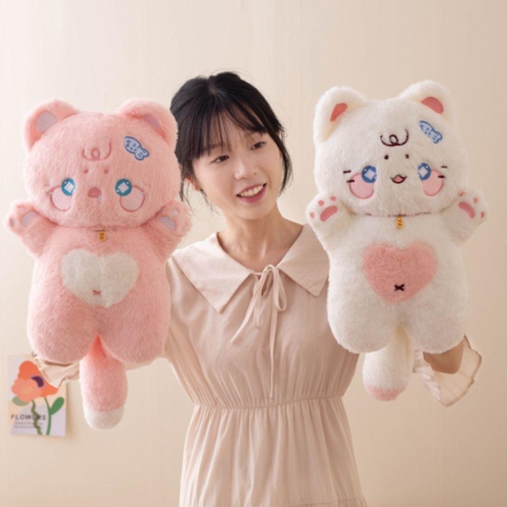 PP Хлопок Милые Плюшевые Игрушки Кошки Привлекают Богатство Плюшевая Кукла Черная Кошка Дети Девочка