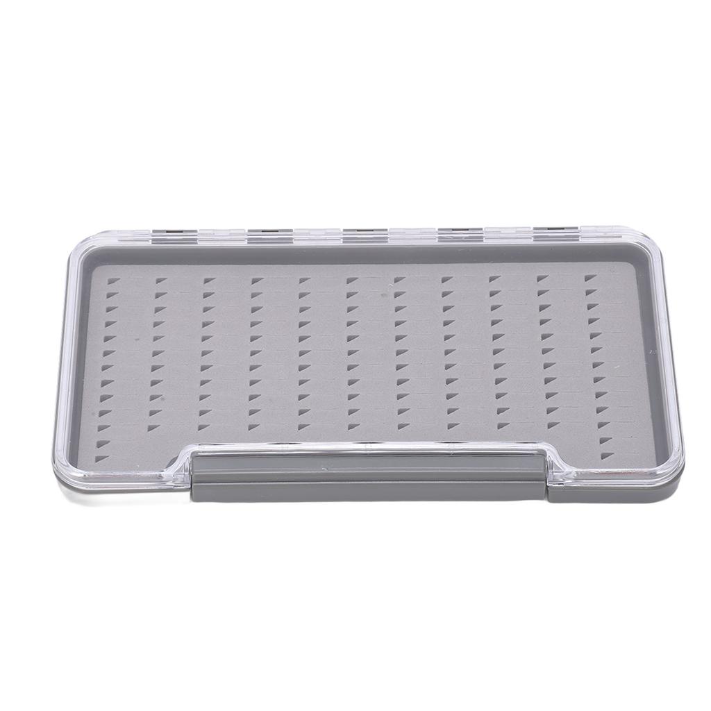 Коробка для нахлыста Водонепроницаемая легкая прозрачная ABS-ракушка рыболовные крючки коробкаТреугольная