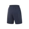Li-Ning Fitness Series Casual Minimalist Solid Color Lace-Up Sports Shorts Men Shorts Ink-Blue AKYV033-7