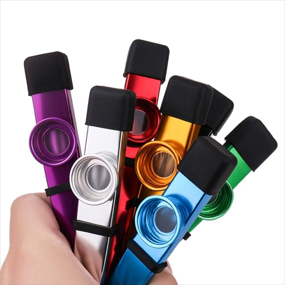 Простой дизайн Kazoos Флейты Диафрагма Рот Kazoos Лучший подарок Металлические музыкальные инструменты Kazoos