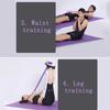 Фитнес-резинка 4 и 6 трубок Латекс Педальный тренажер Sit-Up Pull Rope Expander Эластичные ленты Оборудование для йоги Пилатес Тренировка
