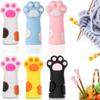 Cute Cat Paw Knitting Needle Stoppers Needles Point Silicone Protector Anti-shedding Cap DIY Weave Tool Sewing Accessories