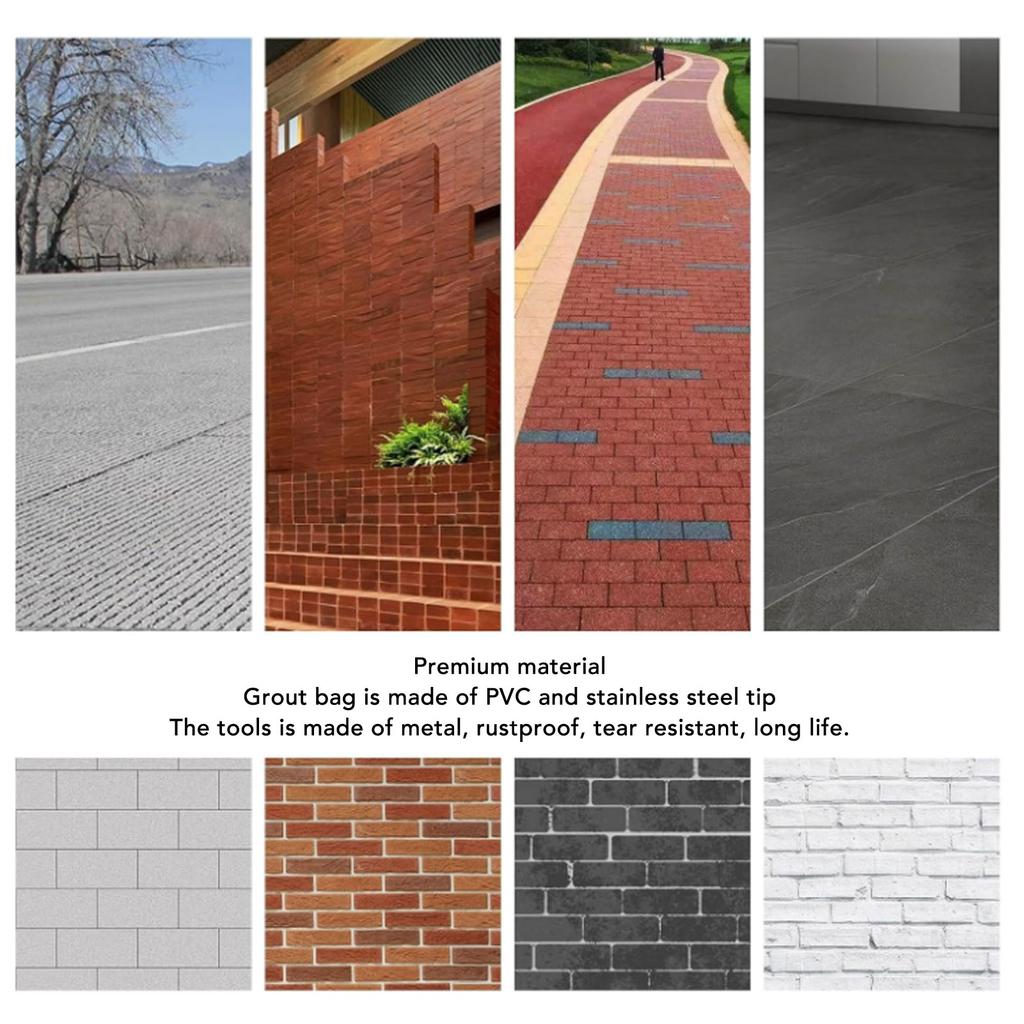 Мешок для плиточной затирки, кладочного раствора с расшивкой для кирпича и затиркой швов, многоразовый, легко чистящийся, мешок для цементного герметика, кондитерский мешок