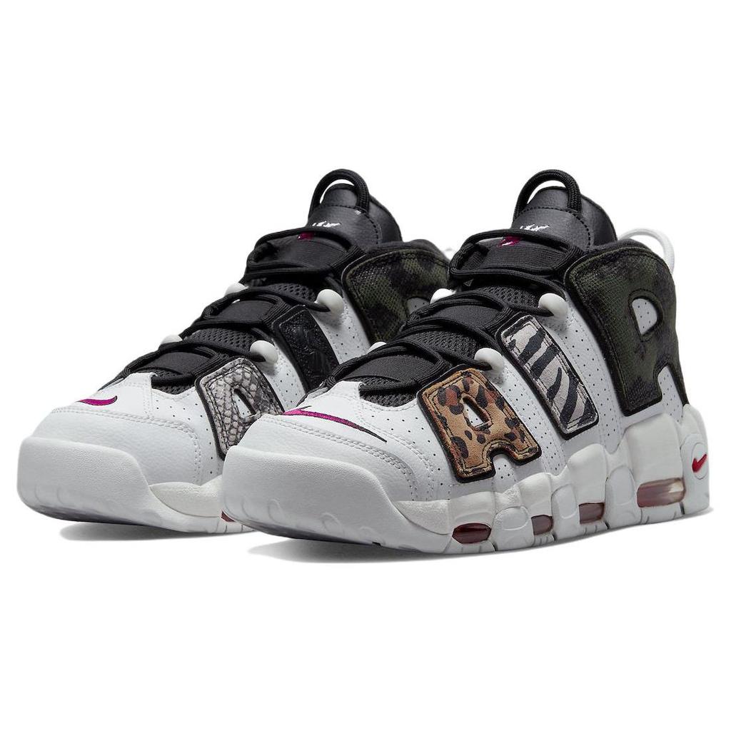 Nike Кроссовки унисекс Air More Uptempo Tunnel Walk Разноцветные Summit-White University-Red DZ4838-100