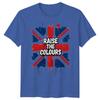 Raise The Colours Union Jack Flag Unisexs Tshirt Unisexs Tee Graphic Football Top