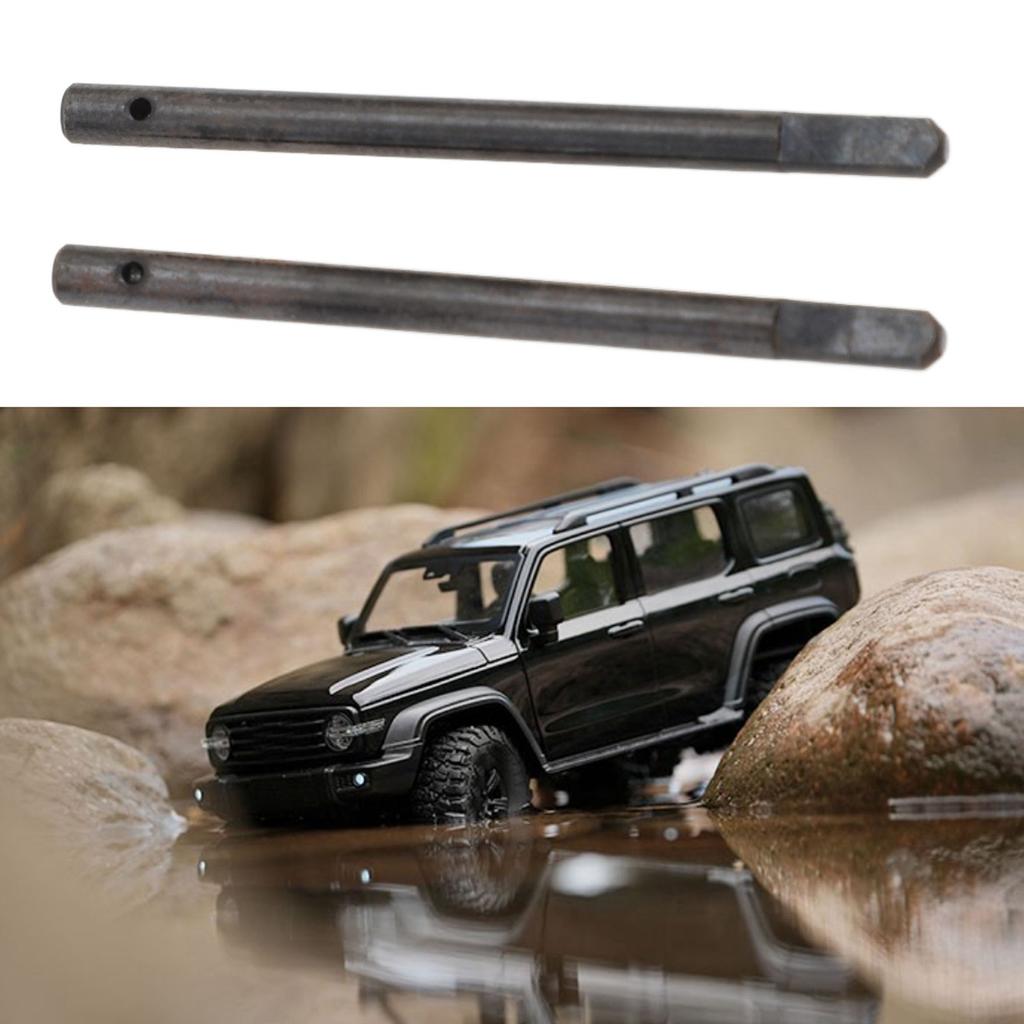 2pcs Aluminium Alloy RC Rear Drive Shaft for HOBBYPLUS 1/18 4WD CP18P RC Car 1.7in Length