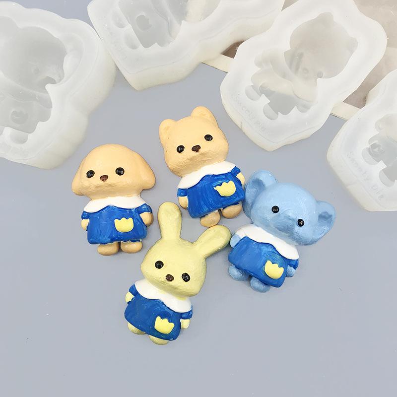 Silicone Resin Molds: Sylvanian Families School Uniform Animal Series