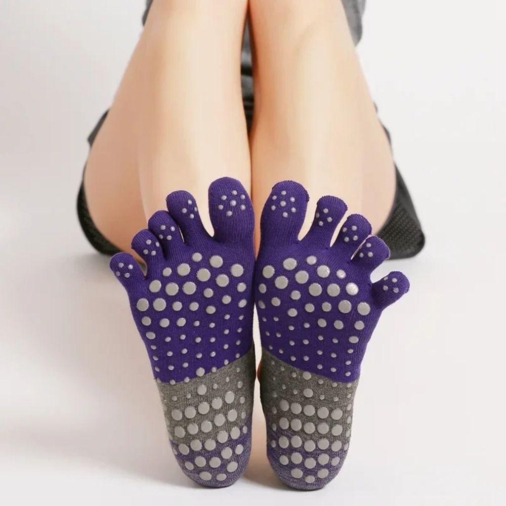 with Elastic Band Five Finger Socks Low-ankle Five Toes Sports Socks Ladies Yoga Socks  Women