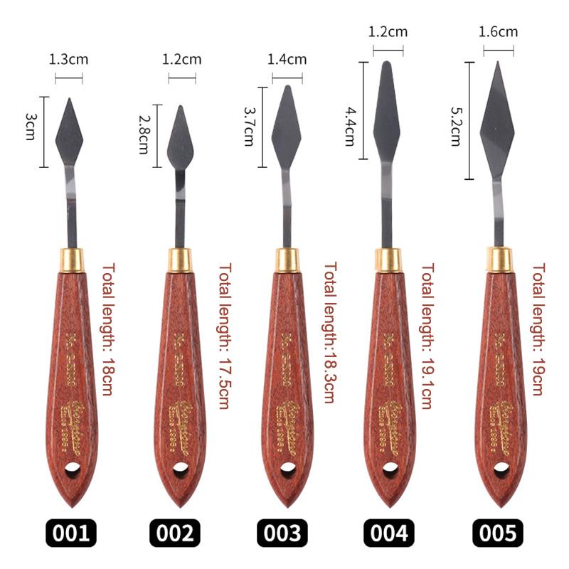 Художественный мастихин, набор мастихинов для живописи, нож для смешивания краски, скребок, мастихин из нержавеющей стали, художественный мастихин для живописи