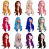 70Cm Curly Long Pink Cosplay Wig Hair Pieces Synthetic Hair Gray Pink Blonde Wigs For Black Women Peruk