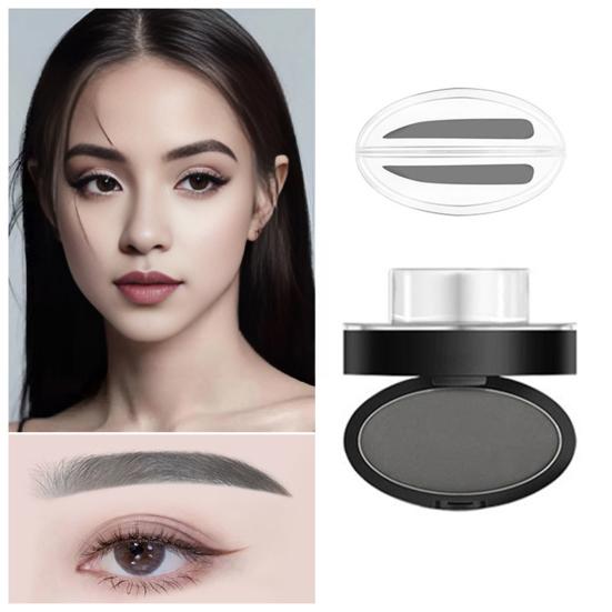 1/2 шт 6 г пудра для бровей водостойкая натуральная стойкая не размазывается ленивая женская форма бровей для девочек