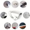 2PCS Stainless Steel Clamshell Vent Covers, Wiring Cable Hole Protector for Boat Yacht Kayak Marine Accessories