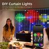 Smart LED Curtain Light RGB Fairy Garland Lights APP Control DIY Pattern Music Ambient Lighting for Home Party Christmas Decor