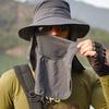 Летняя рыбацкая кепка с защитой от УФ-лучей, съемным клапаном для шеи, водонепроницаемым съемным козырьком, защита лица и шеи, быстросохнущая панама