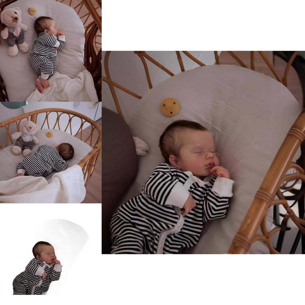 Силиконовая кукла реборн для коллекционеров с реалистичными чертами для подарка и демонстрации