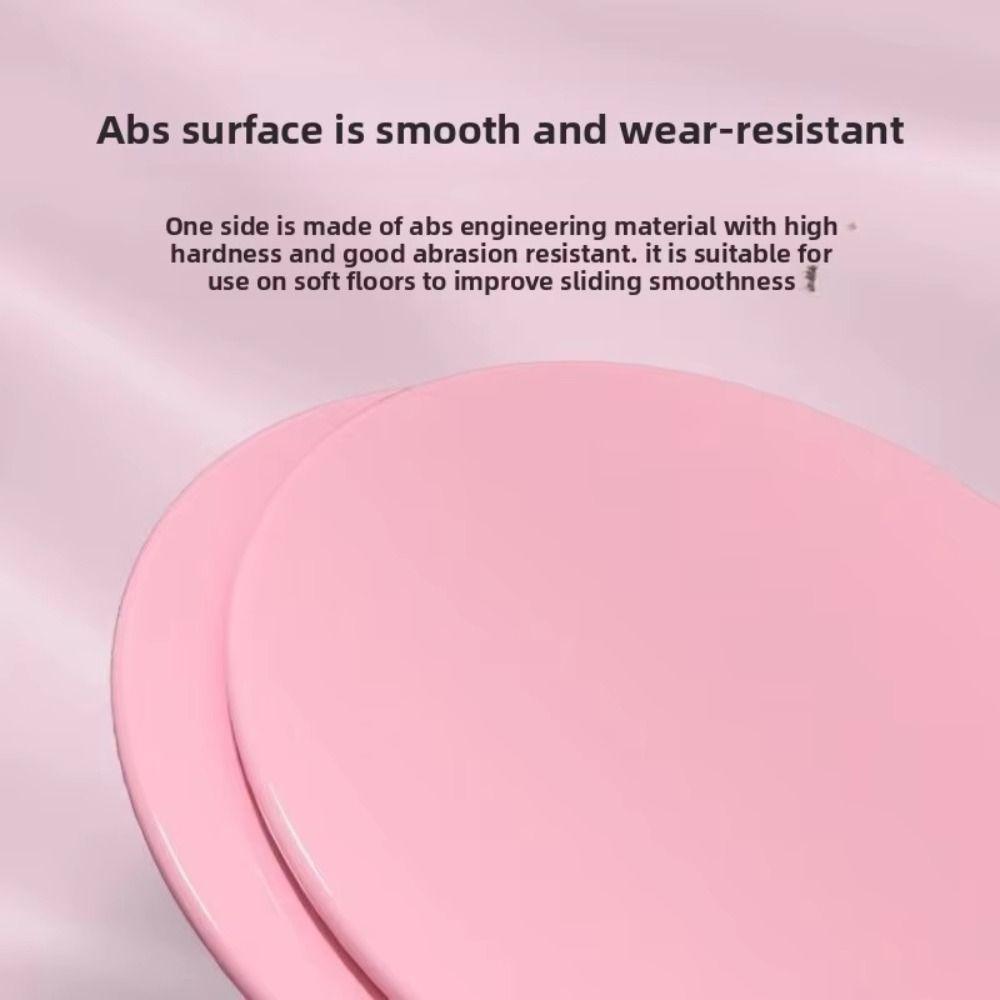 2pcs Enhanced Abdominal Muscle Fitness Foot Sliding Pads Core Slider Discs Household Pilates