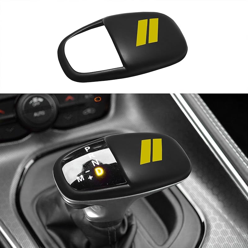 Gear Shift Knob Head Cover Trim For Dodge Charger Accessories 2015- Challenger 2015- 2024 Durango 2016-2026 Interior Shell Ert Decoration Protector