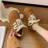 Retro Color Matching Women's New Comfortable and Lightweight Height-increasing and Thin Casual Sports Shoes
