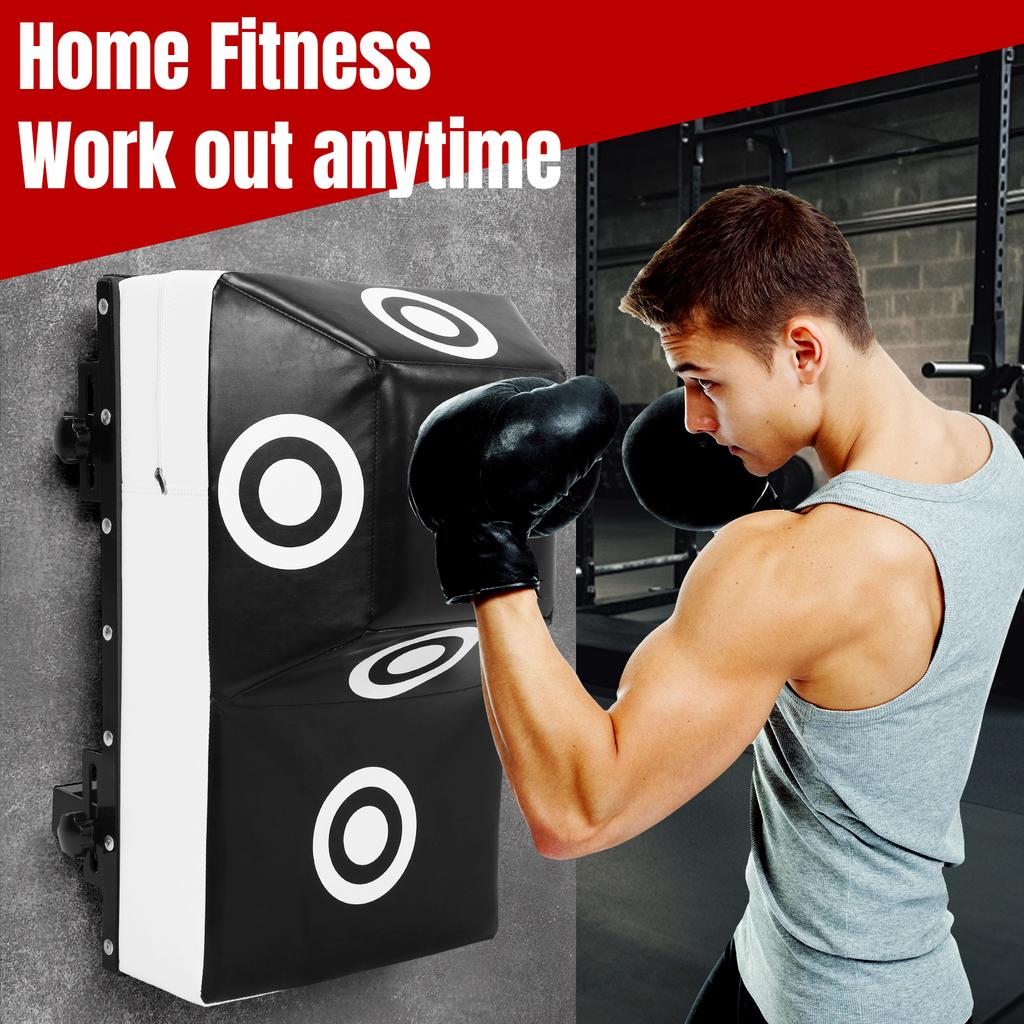 Wall Mount Uppercut Punching Target Heavy Sandbags High Density Foam Bar Boxing Bag for Bedroom Living Room Gym Office Apartment