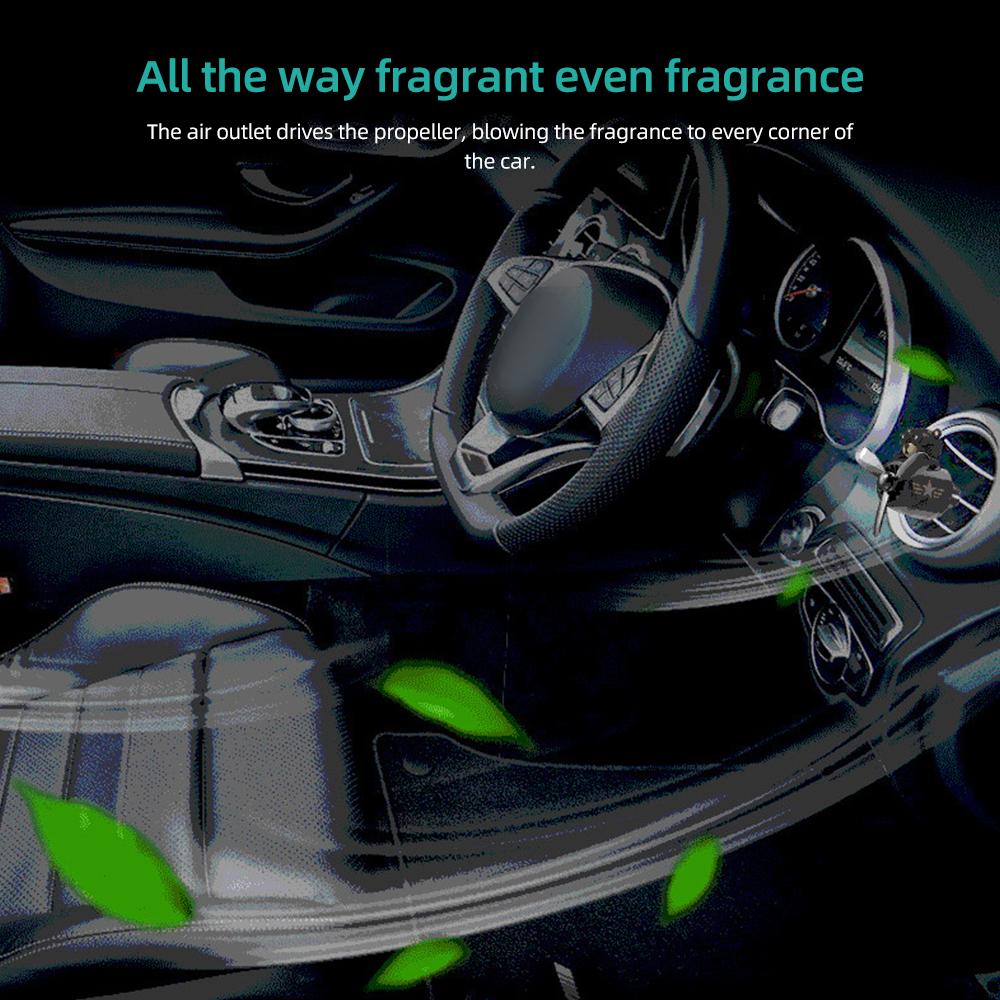 Освежитель воздуха для автомобиля Cute Bear Pilot | Вращающийся пропеллерный диффузор | Стойкий аромат