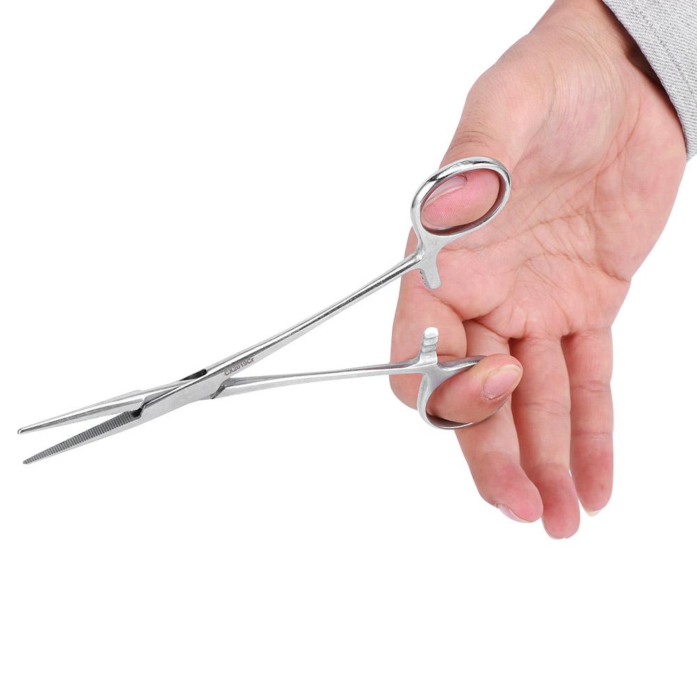 16cm Stainless Steel Surgical Straight Hemostatic Forceps Pet Hair Clamp Pliers Pets Supplies