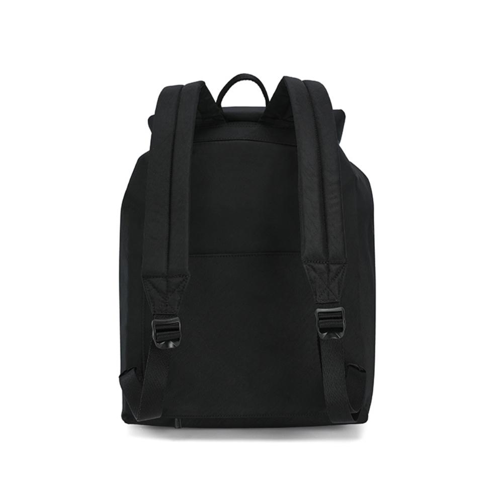 FILA Fitness Fashion Classic Simple Sports Outdoor Antibacterial Wear-Resistant Fabric Backpack Women Backpack Deep-Black A13W531162FBK