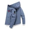 2023 Men's High-End Pique Stand Collar Jacket: Trendy Korean Style for Spring and Autumn