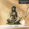 Explosive Design, Bohemian Goddess Statue, 2D Acrylic Signboard, Decoration, Living Room Bedroom, Office Desktop Decoration