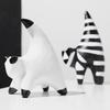 Cute Tailed Cat Doll Ornaments Model Room Children's Room Bedroom Living Room Study Nordic Simple Animal Decorations