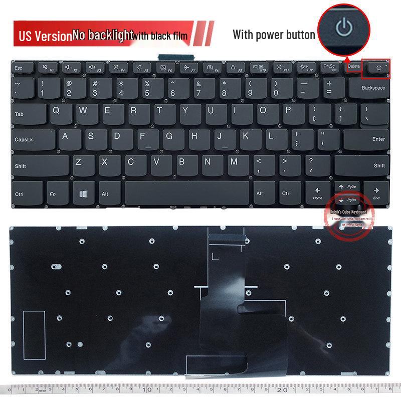 Совместимо с клавиатурами RU Lenovo 340c-14, Xiaoxin-14IWL, Xiaoxin-14IGM, S130-14IGM, E41-50.