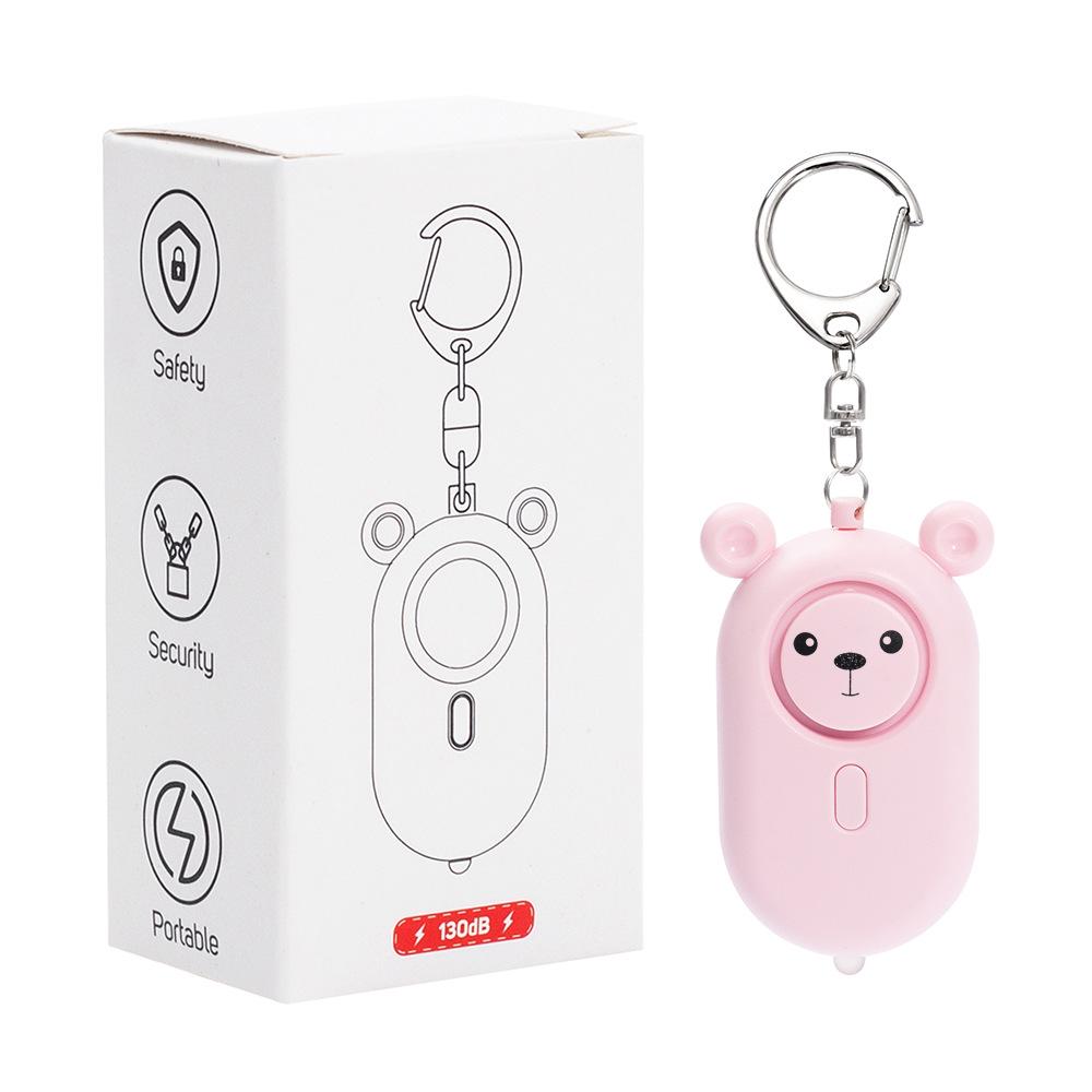 Светодиодная перезаряжаемая персональная уличная сигнализация с ночным предупреждающим светом для самозащиты ребенка