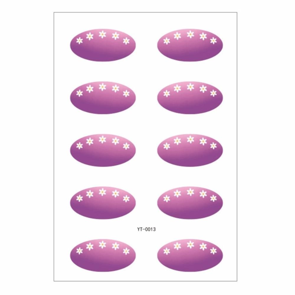 Leopard Print Eye Shadow Tattoo Stickers Gradient Color Eye Fake Tattoo Lazy Makeup Beginner