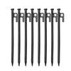 8 Pack 10in Heavy Duty Tent Stakes,outdoor Camping Windproof Ground Stakes,for All Kinds Of Ground