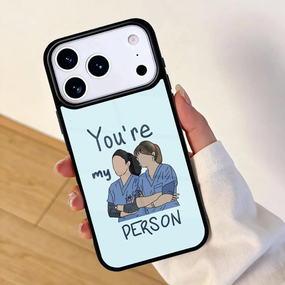 You are My Person Greys Anatomy Phone Case For Apple iPhone 17 air 16 Pro Max 15 Pro Max 14 13 12 11 Mini Back Cover